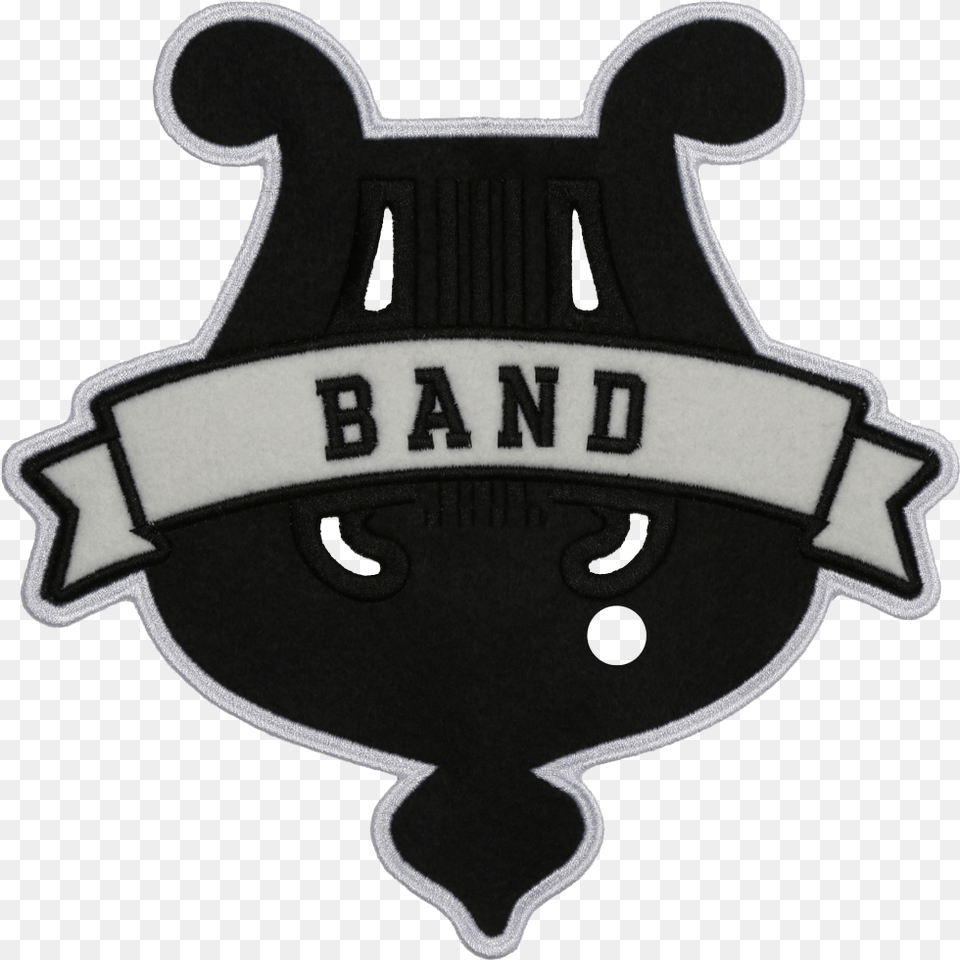 Lyre Band Patch Patch Emblem, Badge, Logo, Symbol, Person Free Png Download