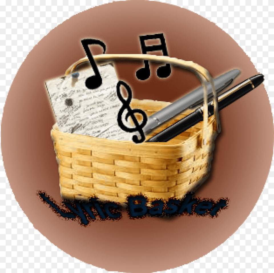 Lyrics Basket Storage Basket Free Png Download