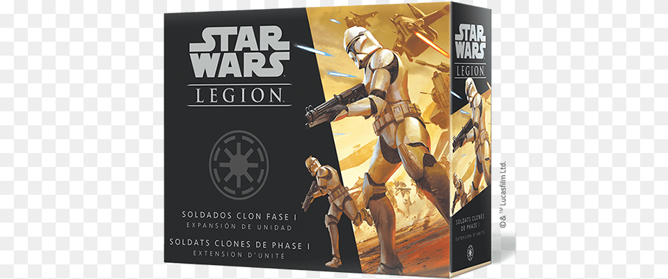 M 1 Amf Star Wars Legion Phase 1 Clone Troopers, Advertisement, Poster, Book, Publication Free Png