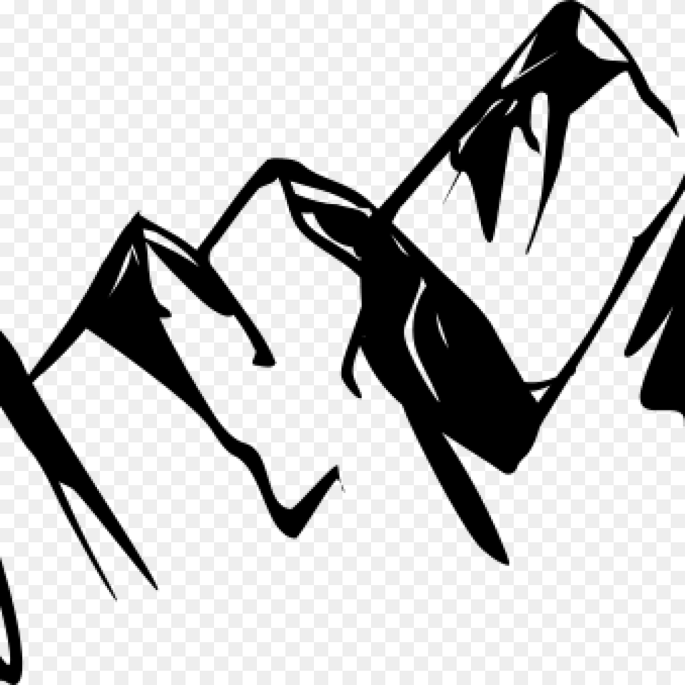 M Mountain Mountain Clip Art Mountain Clipart, Gray Free Png