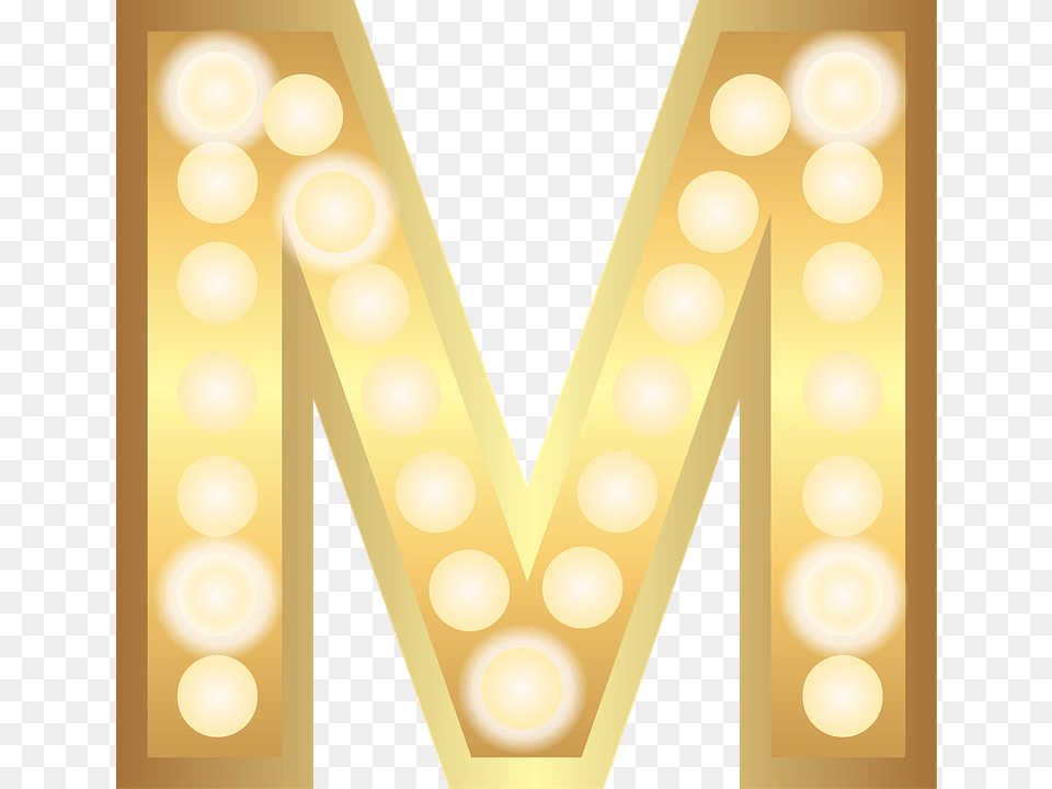 M Gold, Lighting Free Transparent Png