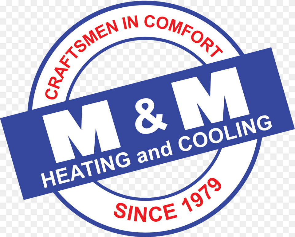 M Amp M Heating And Cooling Logo Circle, Badge, Symbol Png