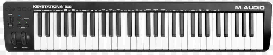 M Audio Keystation 61 Mk3 Midi Keyboard M Audio Keystation, Musical Instrument, Piano Free Transparent Png