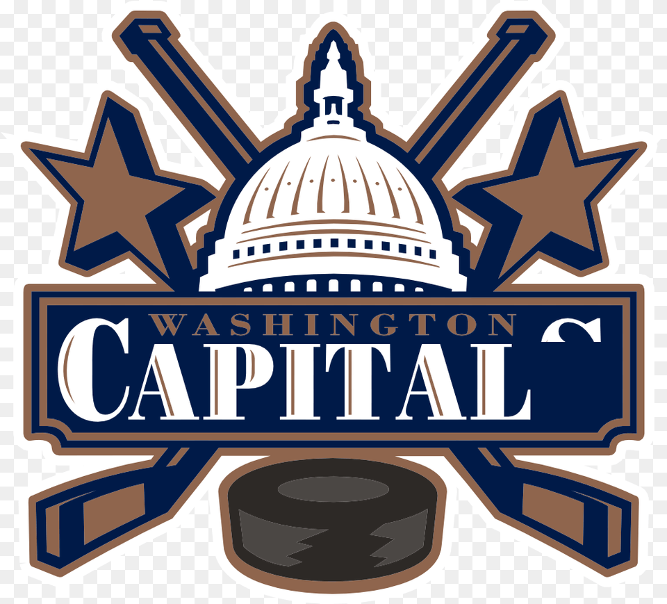 M Back Again With One Of My Nhl Logo Washington Capitals Logo History, Symbol, Badge, Emblem, Dynamite Free Transparent Png