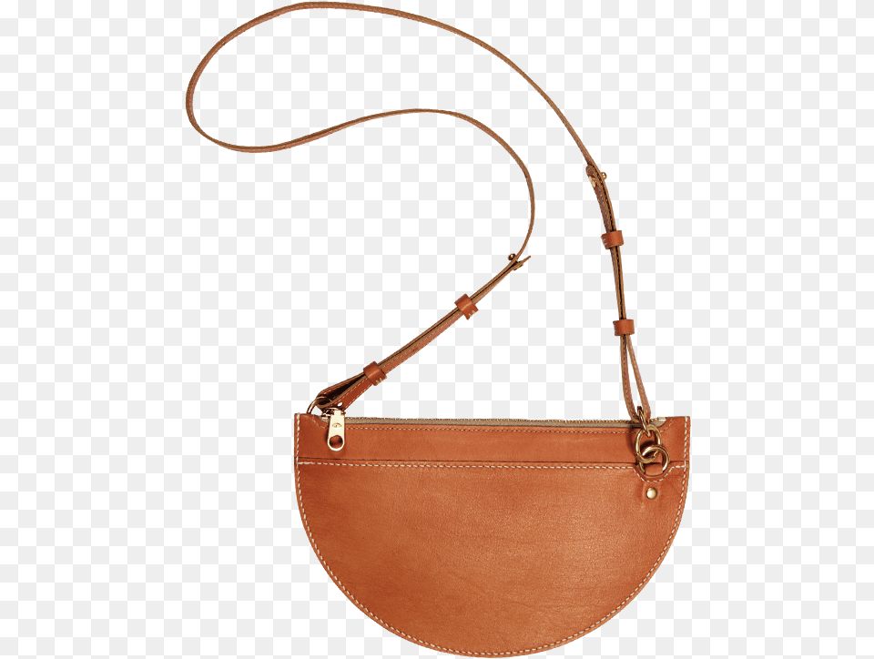 M Crescent Moon Bag Bark Suede, Accessories, Handbag, Purse Free Png Download