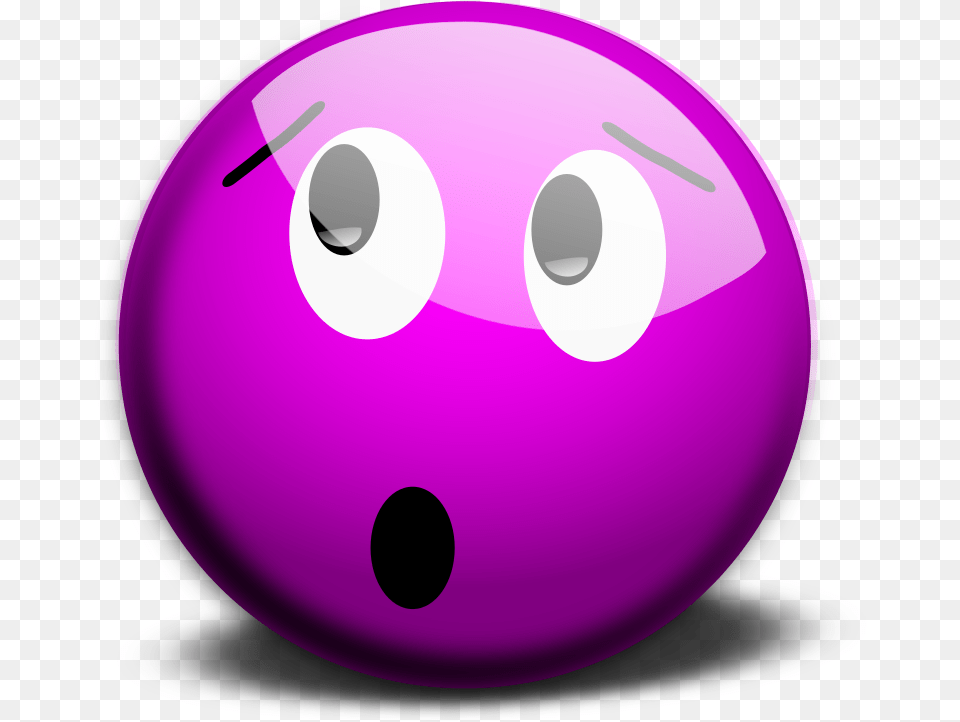 M Face 13 Carita De Preocupado Emoticon, Purple, Sphere, Disk, Bowling Free Transparent Png