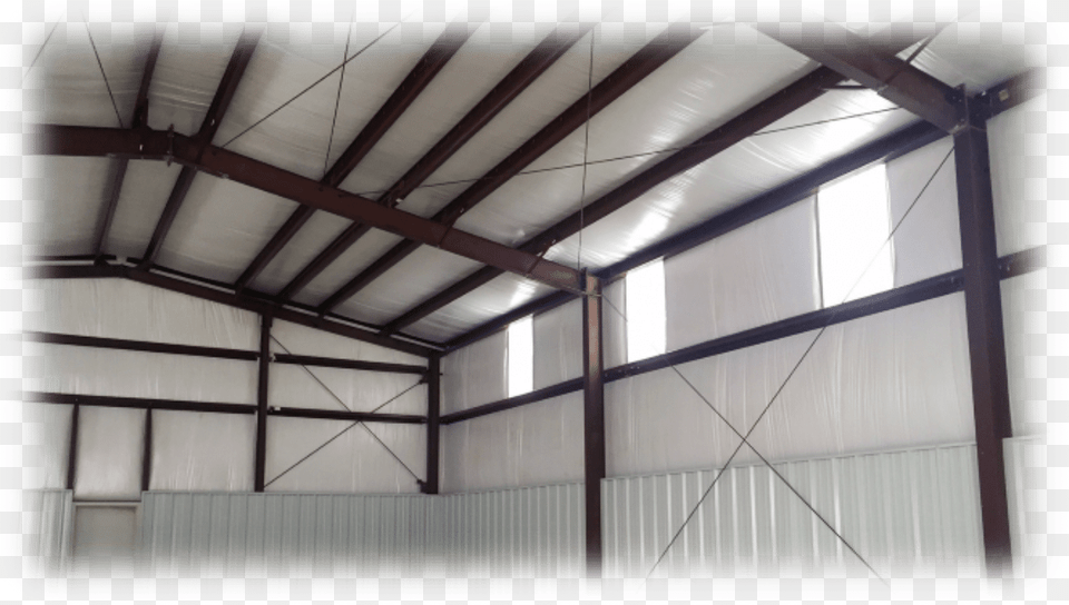 M Inside Of Metal Building, Architecture, Hangar, Indoors, Housing Free Transparent Png