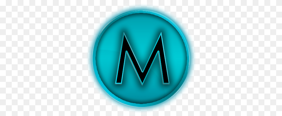 M Logo 7 Image Album, Turquoise, Disk Free Png Download