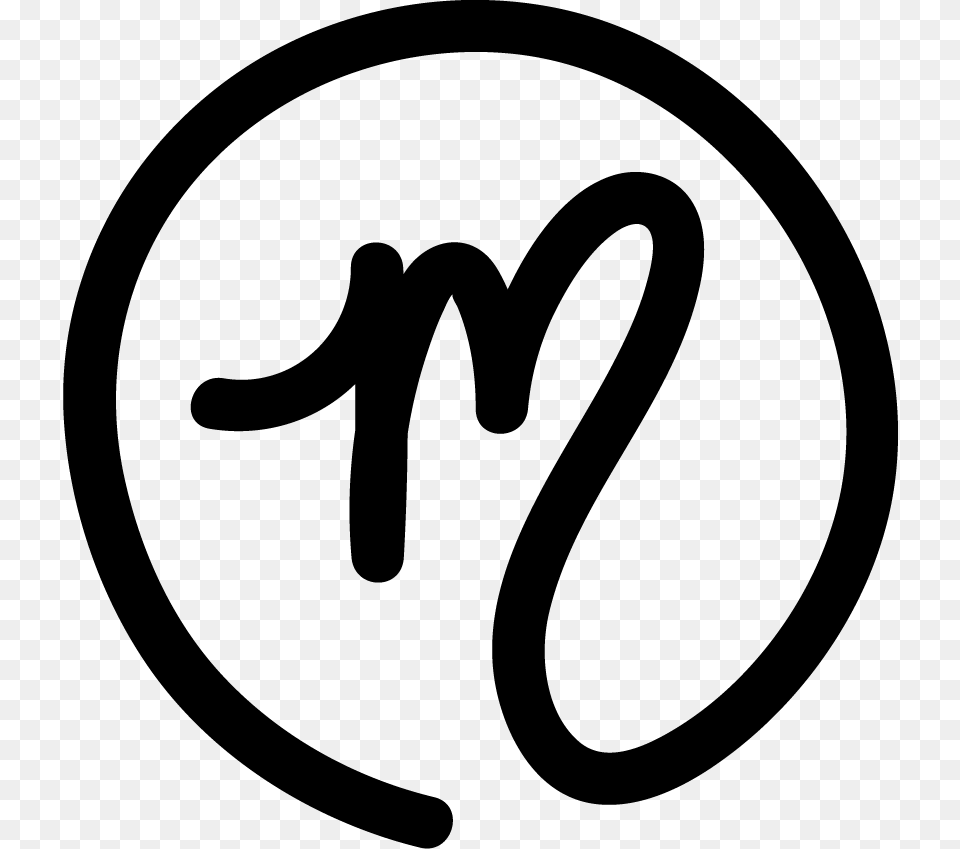 M Logo Calligraphy, Text Png
