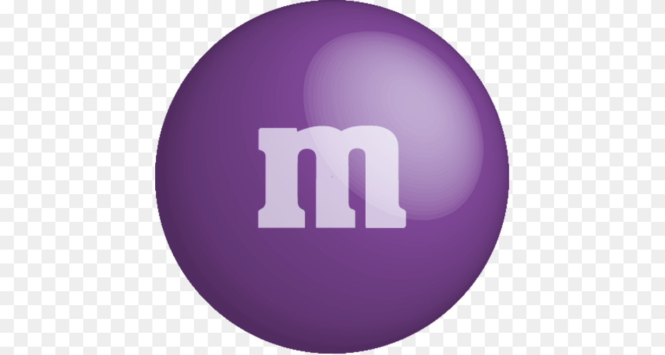 M M, Purple, Sphere, Logo, Disk Free Png Download