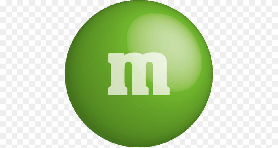 M M, Green, Sphere, Logo Png Image