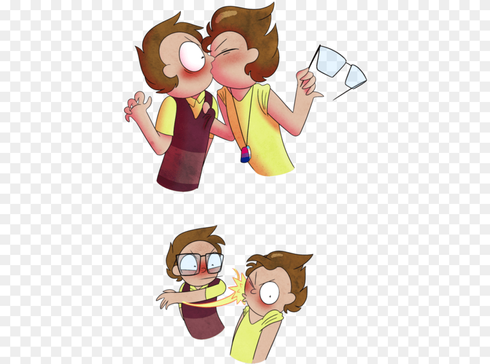 M Othfeets Rick And Morty Slick Morty, Baby, Person, Adult, Female Free Png