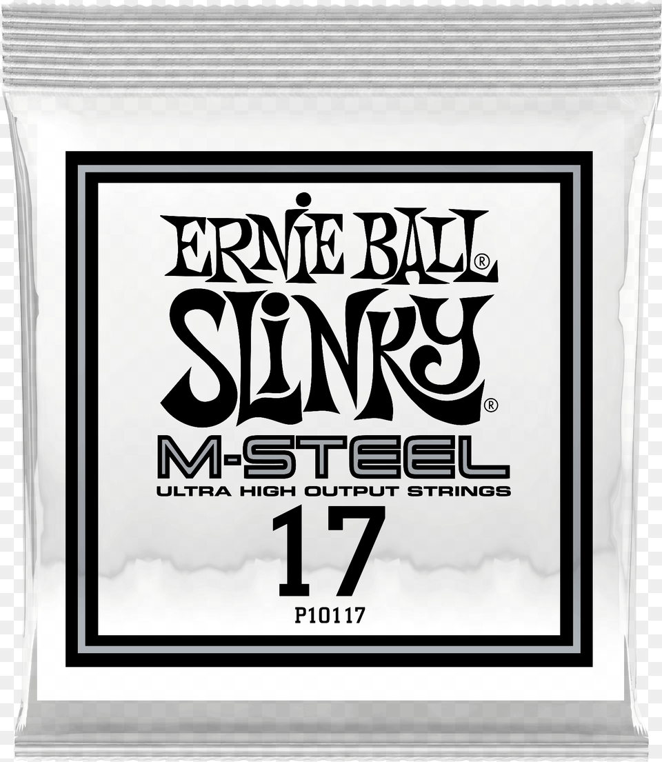 M Steel Plain Electric Guitar Strings 6 Pack Ernie Ball, Advertisement, Text Free Transparent Png