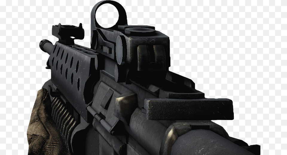 M16a2 Red Dot Sight Battlefield Bad Company 2, Firearm, Gun, Rifle, Weapon Free Png Download