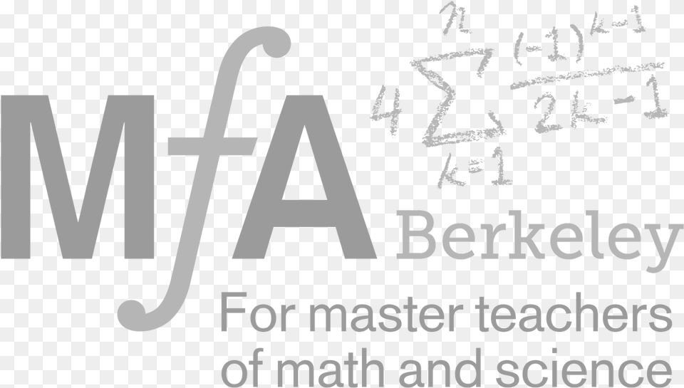 Ma Berkeley Logo Tagline Grayscale Math For America, Text Png