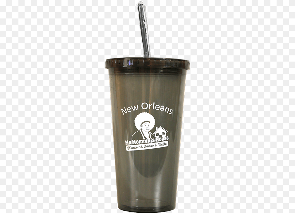 Ma Mommas House Cold Cup With Straw, Bucket, Person, Face, Head Free Png
