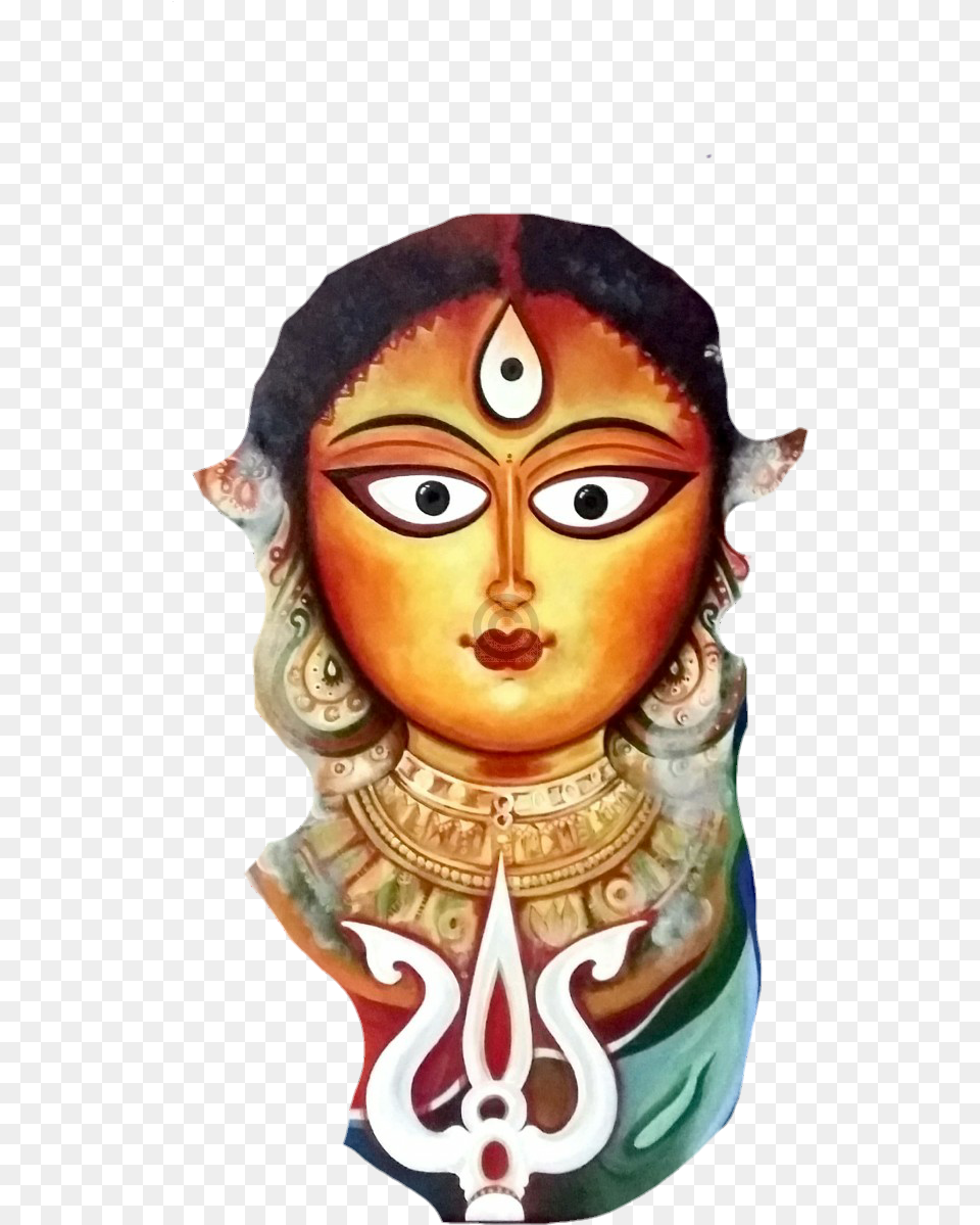 Maa Durga Image, Baby, Face, Head, Person Free Png Download