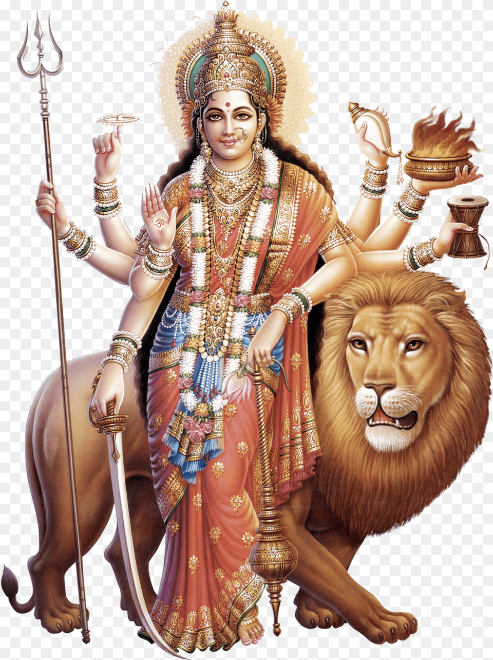 Maa Durga Image Maa Durga Ji, Adult, Wedding, Person, Woman Free Png Download
