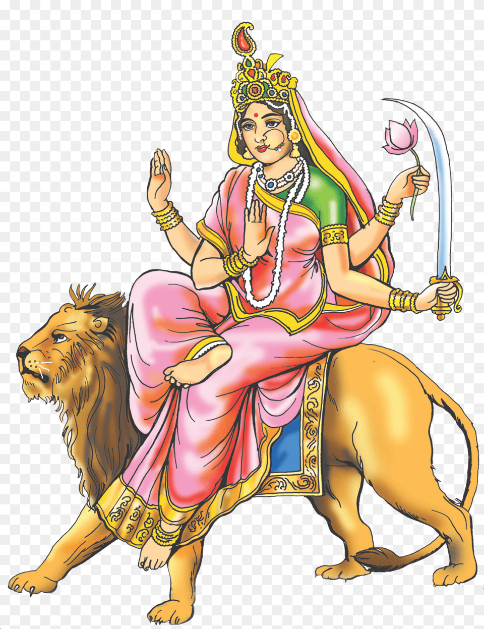 Maa Katyayani Images, Adult, Person, Female, Woman Free Transparent Png