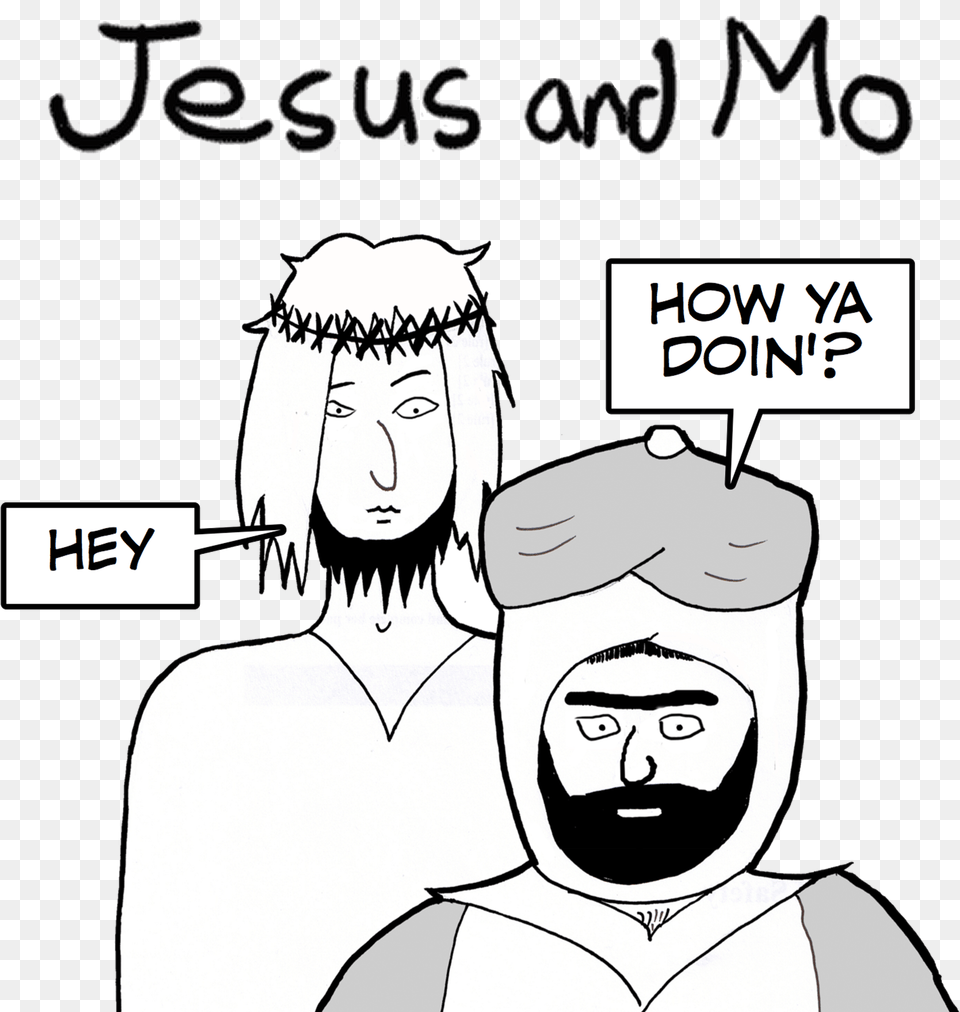 Maajid Nawaz Jesus And Mo, Book, Comics, Publication, Adult Png Image