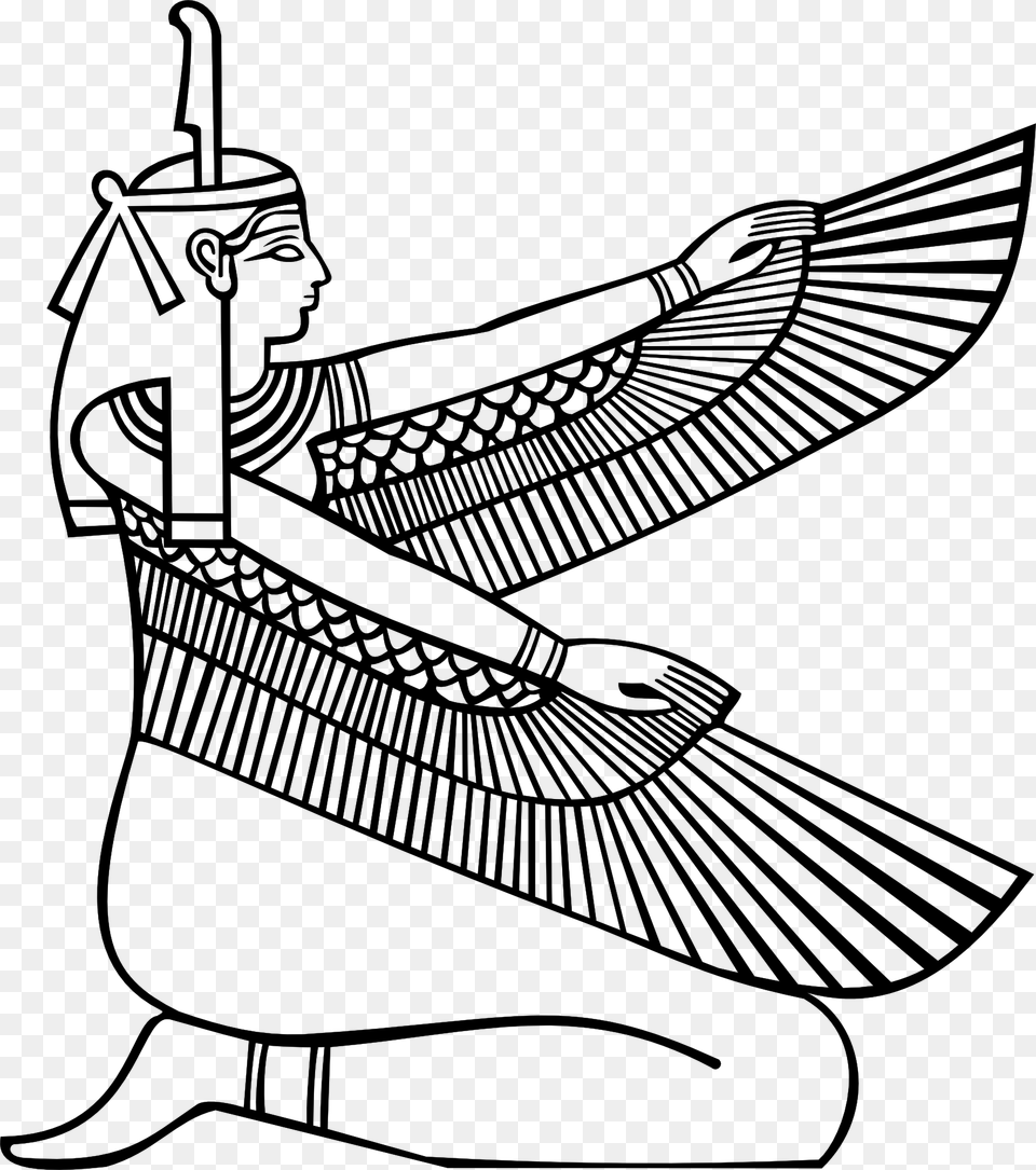 Maat Egyptian Goddess, Art, Face, Head, Person Free Png Download