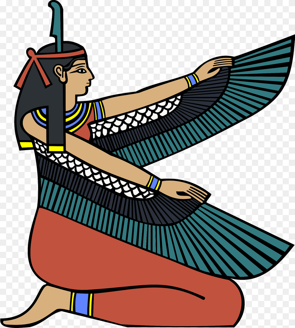 Maat Egyptian Goddess Clipart, Art, Face, Head, Person Free Transparent Png