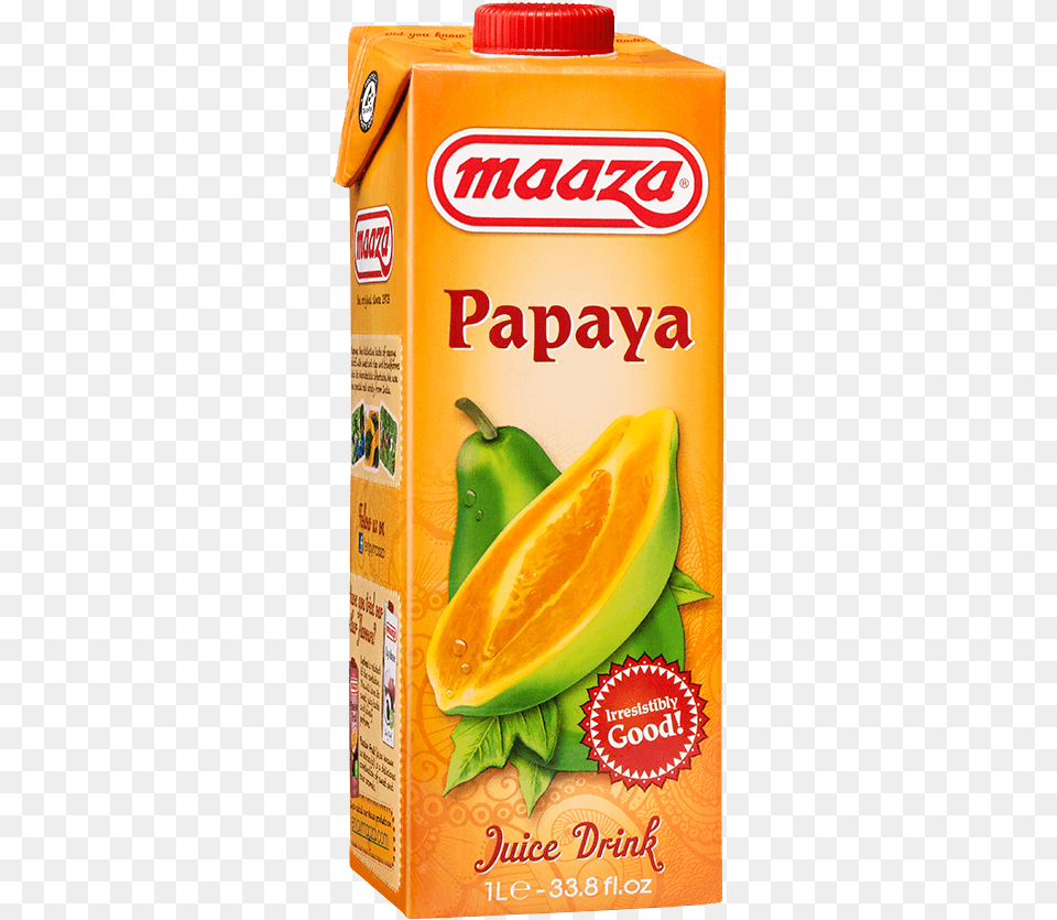 Maaza Papaya Juice Drink, Food, Fruit, Plant, Produce Png