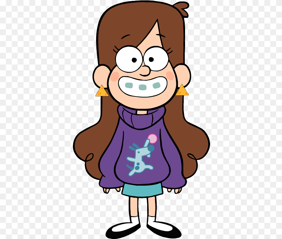 Mabel S Sweater Creator Episode 8 Sweater Mabel Gravity Falls Characters, Cartoon, Book, Comics, Publication Free Png