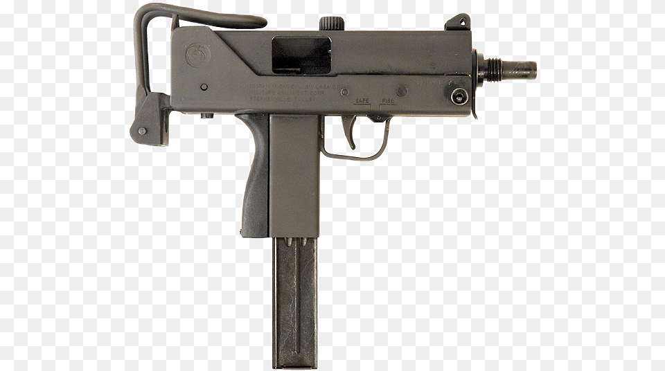 Mac 10 Gun, Machine Gun, Weapon, Firearm, Rifle Free Png