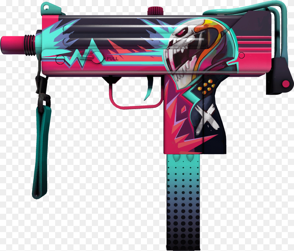 Mac 10 Piloto Neon, Toy, Water Gun Free Png