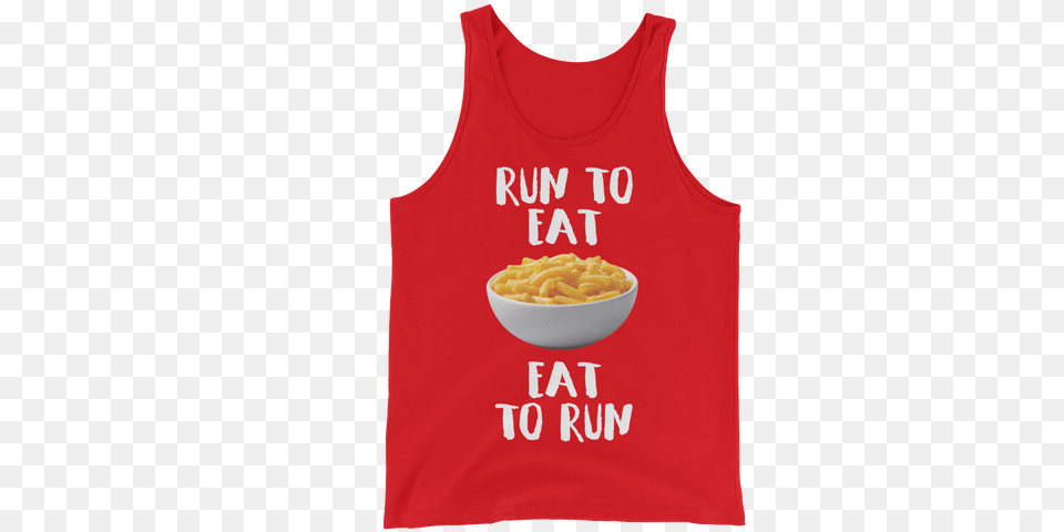 Mac 39n Cheese Run To Eat Eat To Run Tank Top, Clothing, Shirt, Food Free Png Download