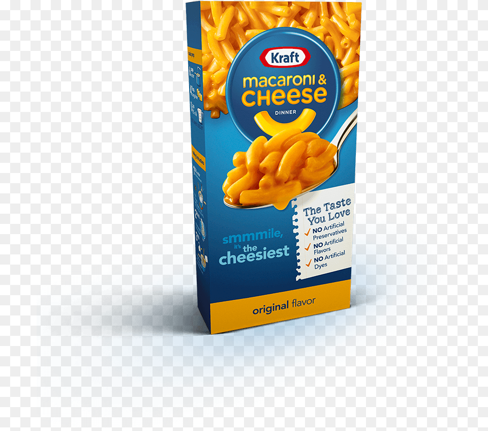Mac And Cheese Macaroni And Cheese Box, Food, Pasta, Advertisement Free Png