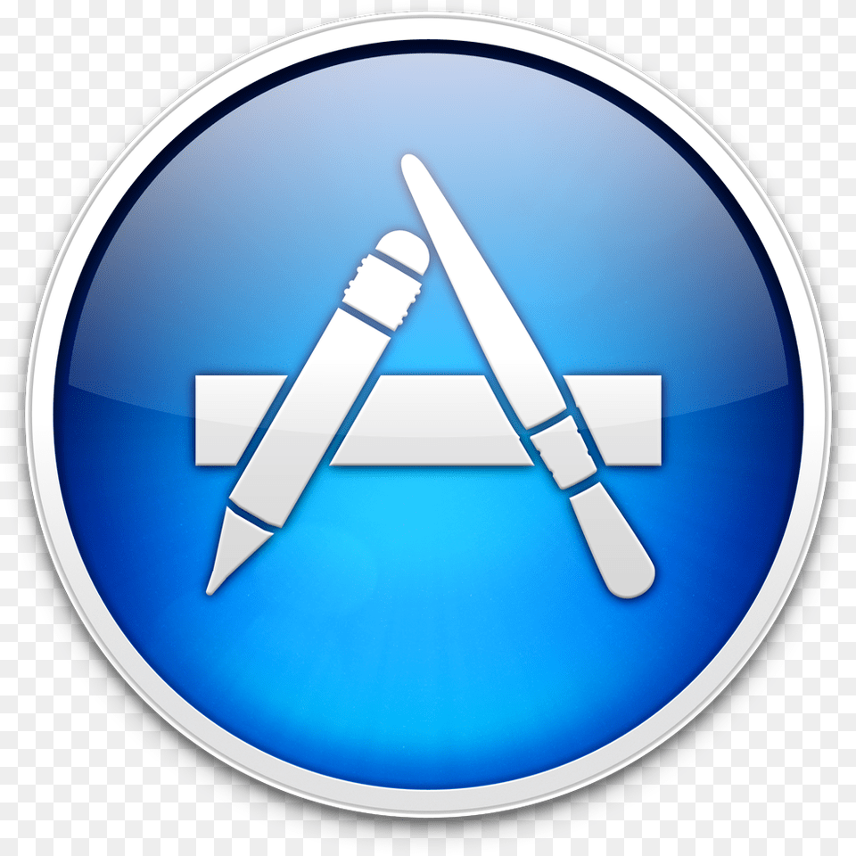 Mac App Store Mac App Store Logo, Sign, Symbol, Blade, Dagger Free Transparent Png