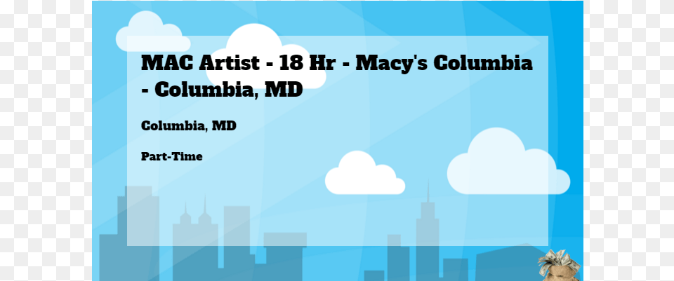 Mac Artist 18 Hr Macy39s Columbia Columbia Md Estee Diagram, Cloud, Cumulus, Nature, Outdoors Free Transparent Png