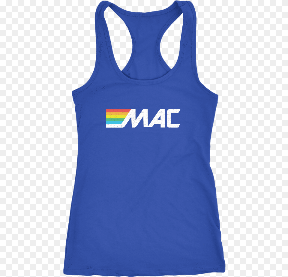 Mac Atm Ladies Racerback Tank Top Apple Backgrounds, Clothing, Tank Top, Person Free Png