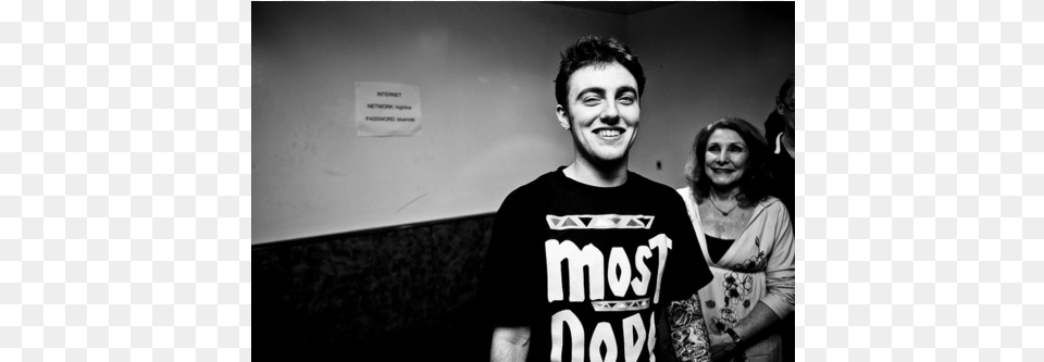 Mac Miller Mac Miller With Long Hair, Person, Photography, Portrait, Head Free Png Download