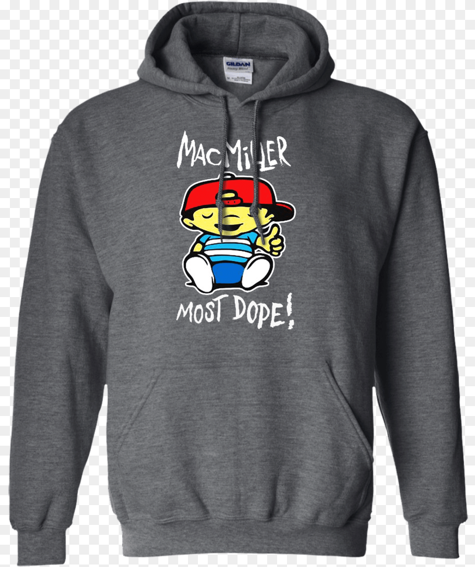 Mac Miller Most Dope Hoodie Basketball Saying To Put On Shirts, Clothing, Knitwear, Sweater, Sweatshirt Png Image