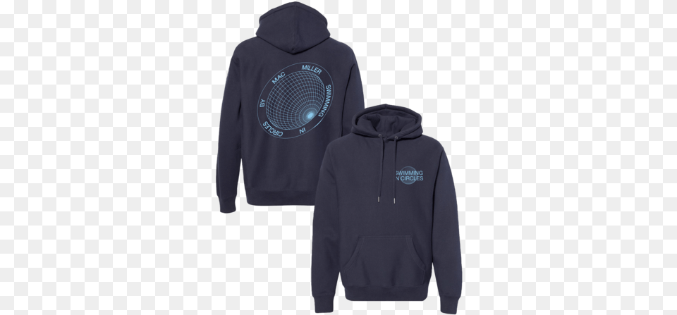 Mac Miller Store Swimming In Circles Hoodie, Clothing, Knitwear, Sweater, Sweatshirt Free Transparent Png