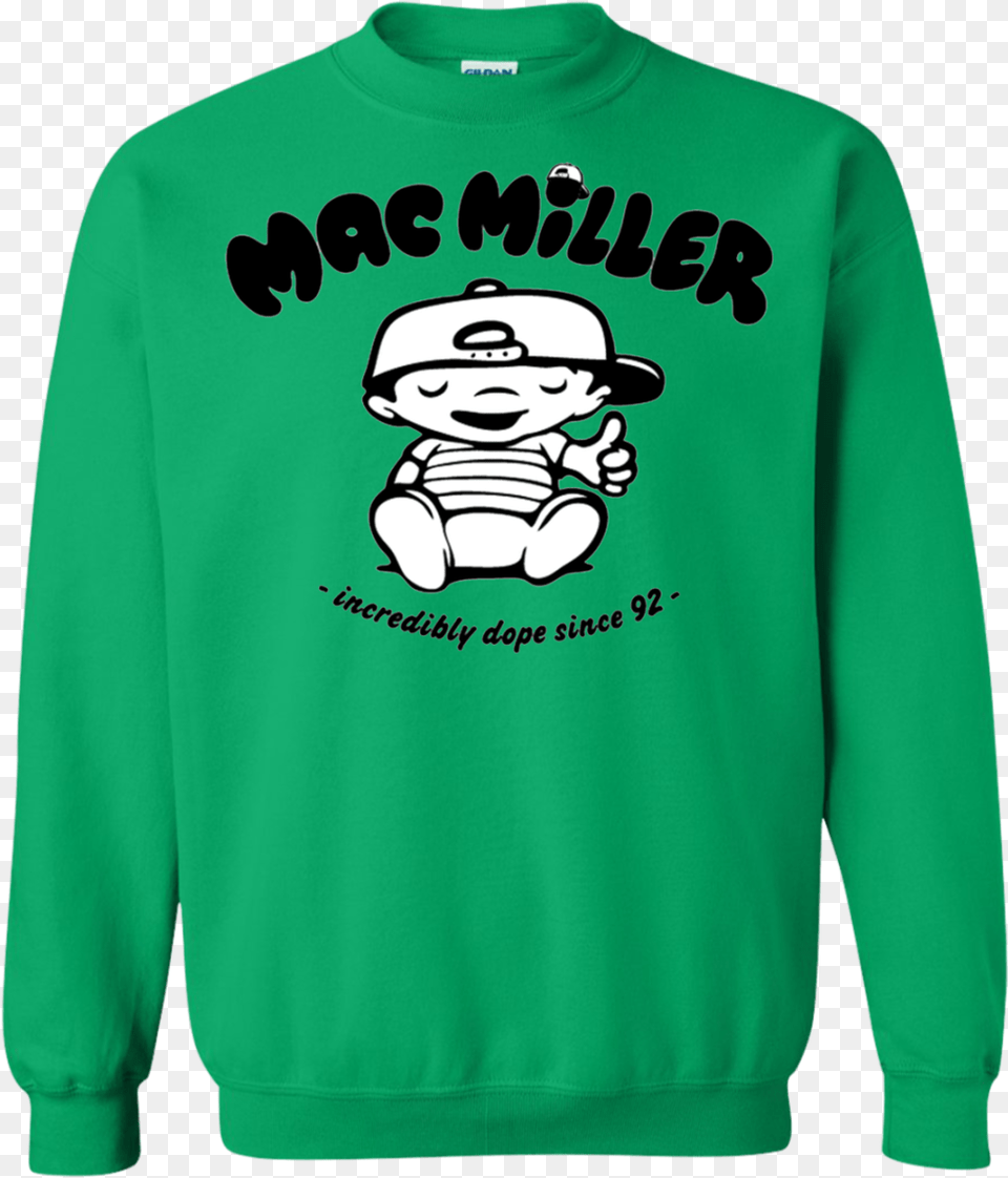 Mac Miller Sweaterclass Mac Miller, Sweatshirt, Clothing, Sweater, Knitwear Free Png