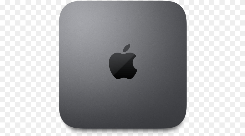 Mac Mini Top View, Gray, Logo Free Png Download
