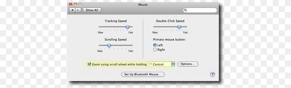 Mac Os X Screen Zoom Mouse Settings Mac Zoom, Text, Page Png