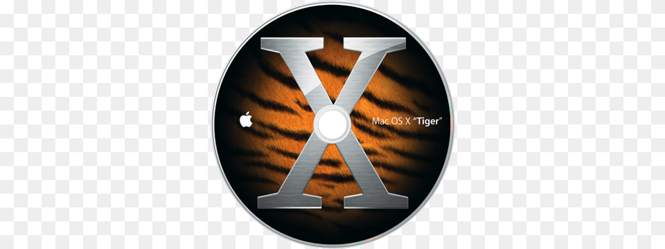 Mac Osx Tiger Skinpack Win7 Mac Os X Tiger Logo, Disk, Dvd Png