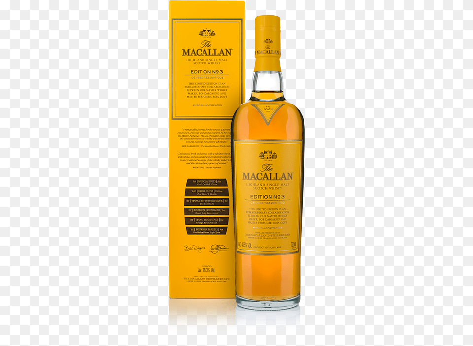Macallan Edition No, Alcohol, Beverage, Liquor, Whisky Free Png