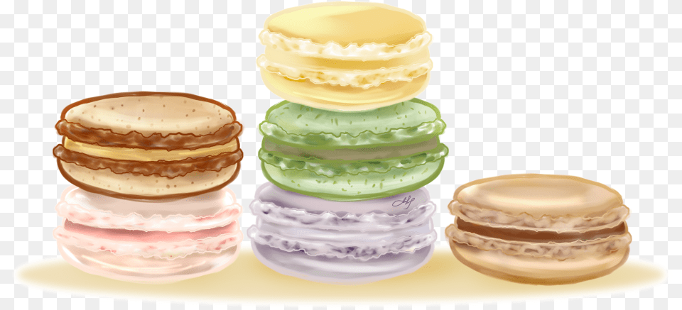 Macarons And Macaroons Drawing, Food, Sweets Free Png