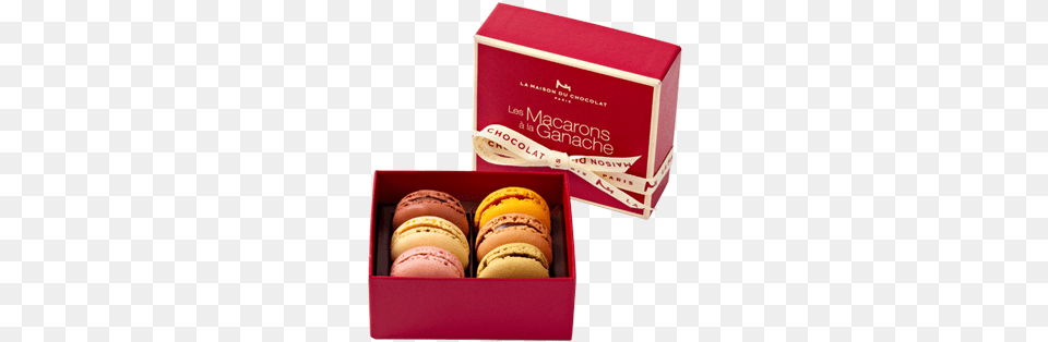 Macarons Gift Box 6 Pieces Pastry, Food, Sweets, Ball, Baseball Png