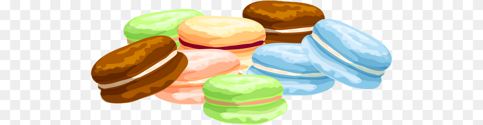 Macarons Multicolores Illustration, Food, Sweets Png