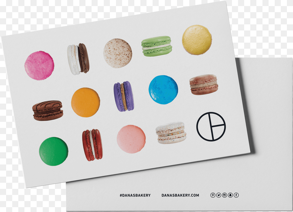 Macaroon, Food, Sweets, Text, Business Card Free Png