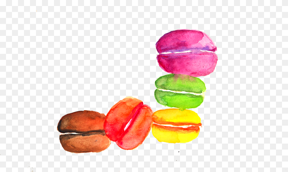 Macaroon Watercolour Macaroon, Ball, Food, Sport, Sweets Free Png