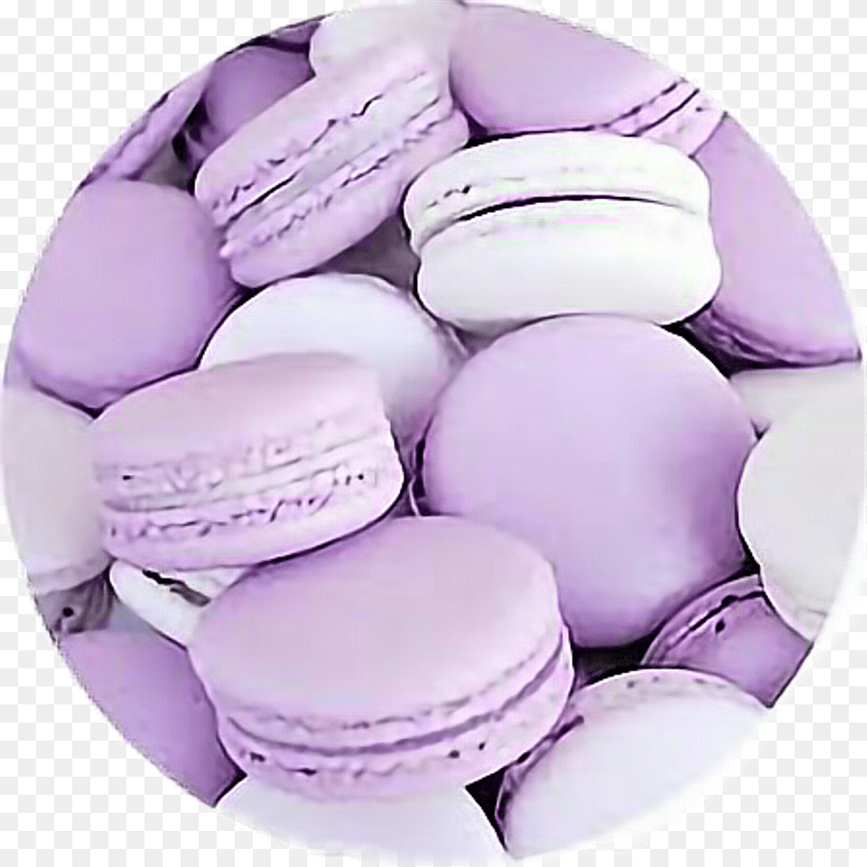 Macaroons Drawing Macaroon Pastel Purple Background Aesthetic, Food, Sweets, Macarons Free Png Download