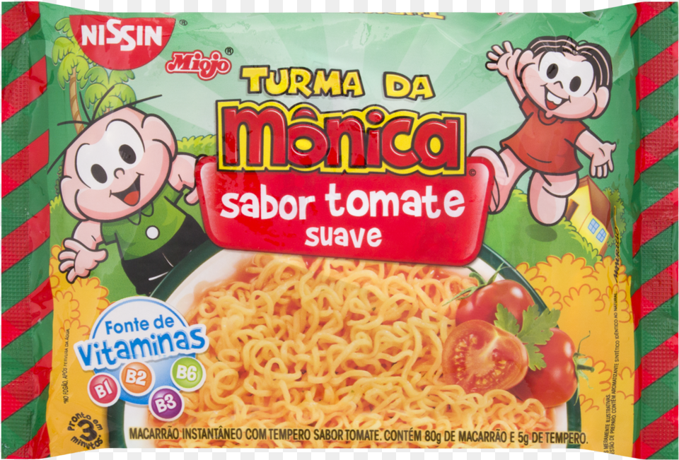 Macarr O Instant Neo Nissin Turma Da Nissin Lamen, Baby, Person, Face, Food Png Image